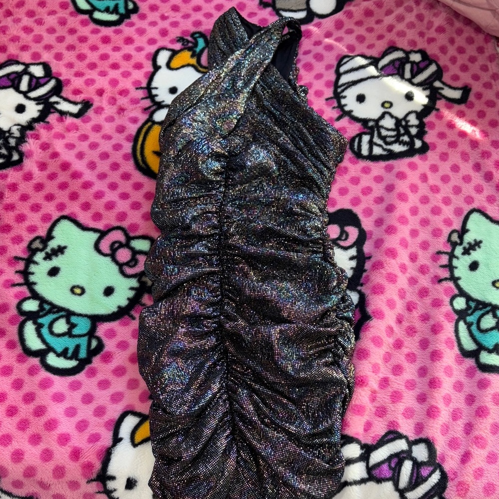 Zara Black Glitter Dress
